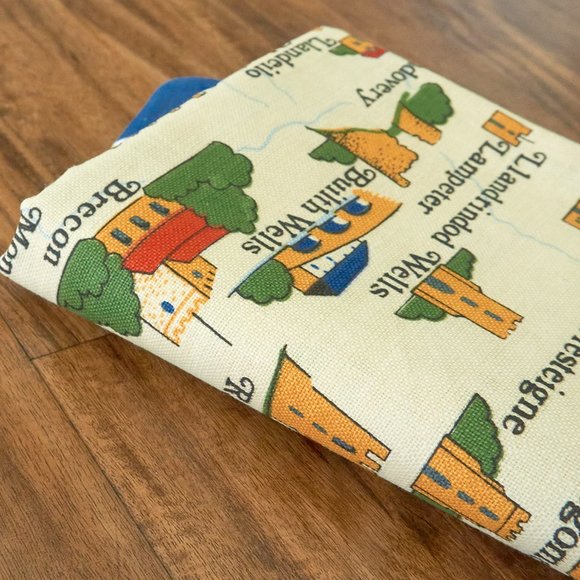 Vintage Clive Mayor Towns Villages of Wales Bristol Channel Tea Towel - Picture 6 of 6